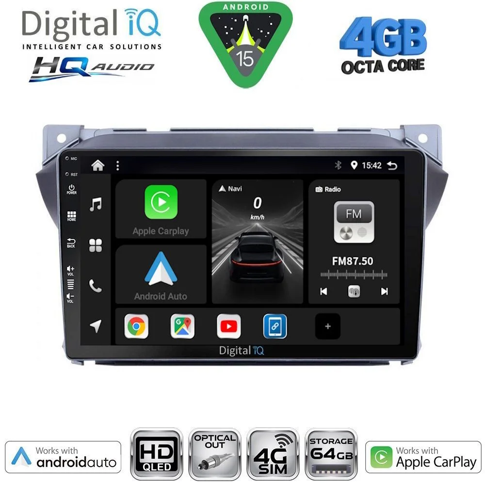 Φωτογραφία προϊόντος: DIGITAL IQ BXK 19670_CPAA (9inc) MULTIMEDIA TABLET for SUZUKI ALTO - NISSAN PIXO mod. 2009-2014