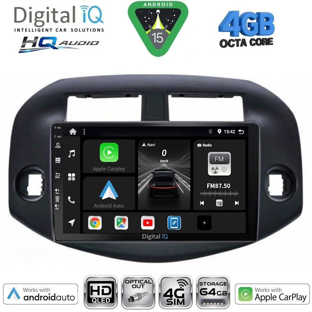 Φωτογραφία προϊόντος: DIGITAL IQ BXK 19732_CPAA (10inc) MULTIMEDIA TABLET for TOYOTA RAV 4 mod. 2006-2012