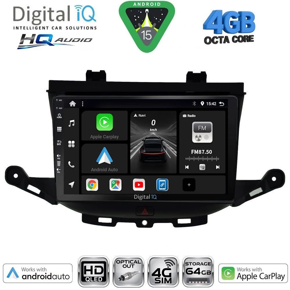 Φωτογραφία προϊόντος: DIGITAL IQ BXK 19483_CPAA (9inc) MULTIMEDIA TABLET for OPEL ASTRA K mod. 2015-2022