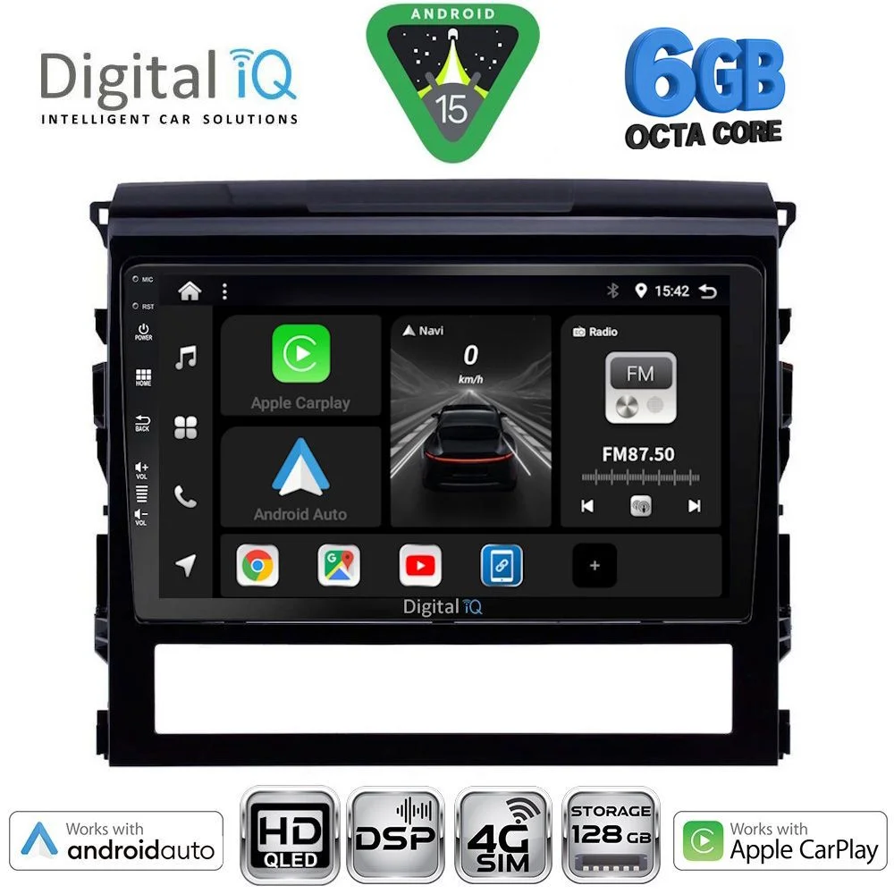 Φωτογραφία προϊόντος: DIGITAL IQ BXF 17725_CPAA (9inc) MULTIMEDIA TABLET for TOYOTA LANDCRUISER mod. 2016-2019