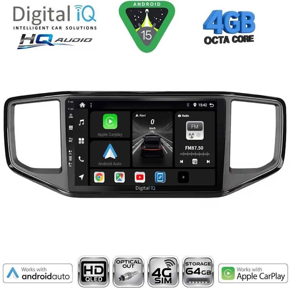 Φωτογραφία προϊόντος: DIGITAL IQ BXK 19754_CPAA (9inc) MULTIMEDIA TABLET for VW AMAROK mod. 2017-2022