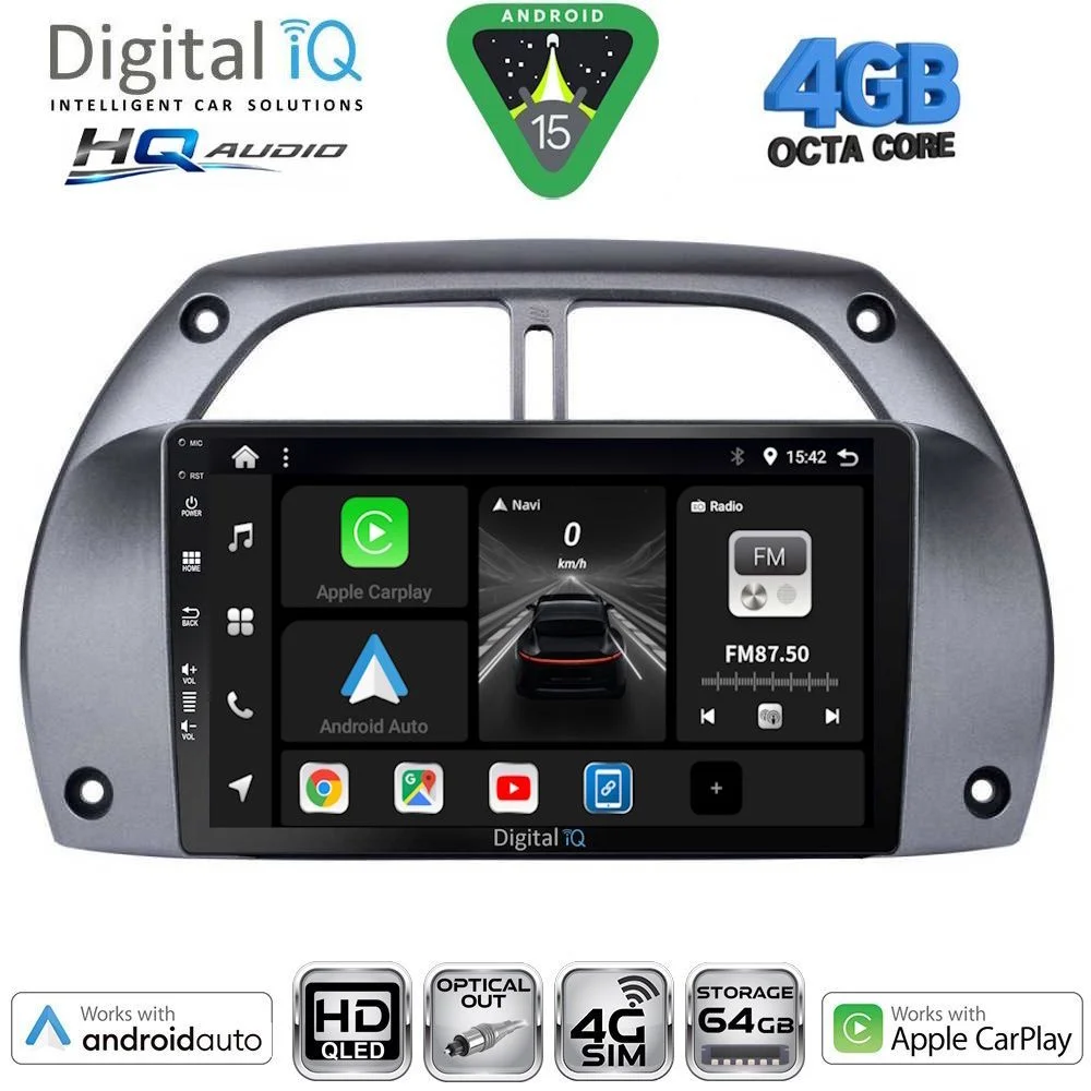 Φωτογραφία προϊόντος: DIGITAL IQ BXK 19730_CPAA A/C (9inc) MULTIMEDIA TABLET for TOYOTA RAV 4 mod. 2000-2006