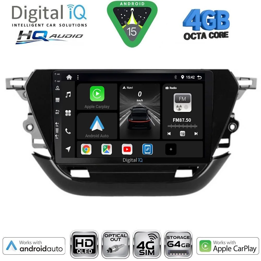 Φωτογραφία προϊόντος: DIGITAL IQ BXK 19487_CPAA (9inc) MULTIMEDIA TABLET for OPEL CORSA F mod. 2019-2024