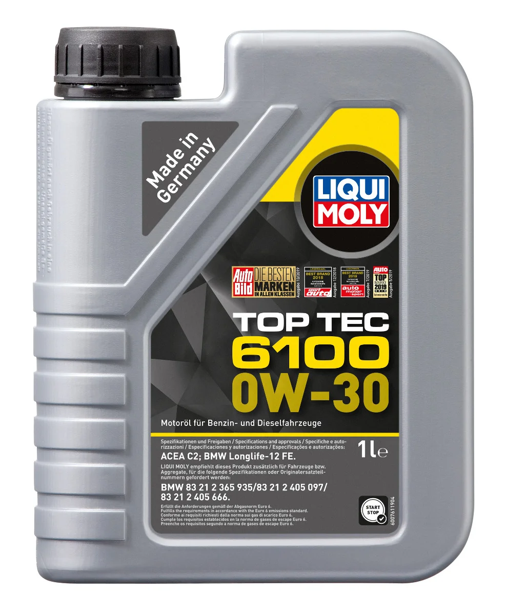 Φωτογραφία προϊόντος: LIQUI MOLY TOP TEC 6100 0W30 1L