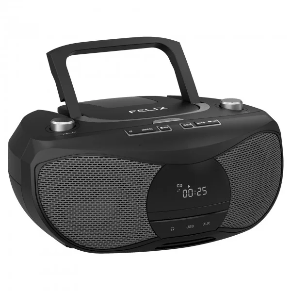 Φωτογραφία προϊόντος: FELIX Φορητό Ράδιο/CD/MP3/USB Player Με Bluetooth FCD-3918/BK