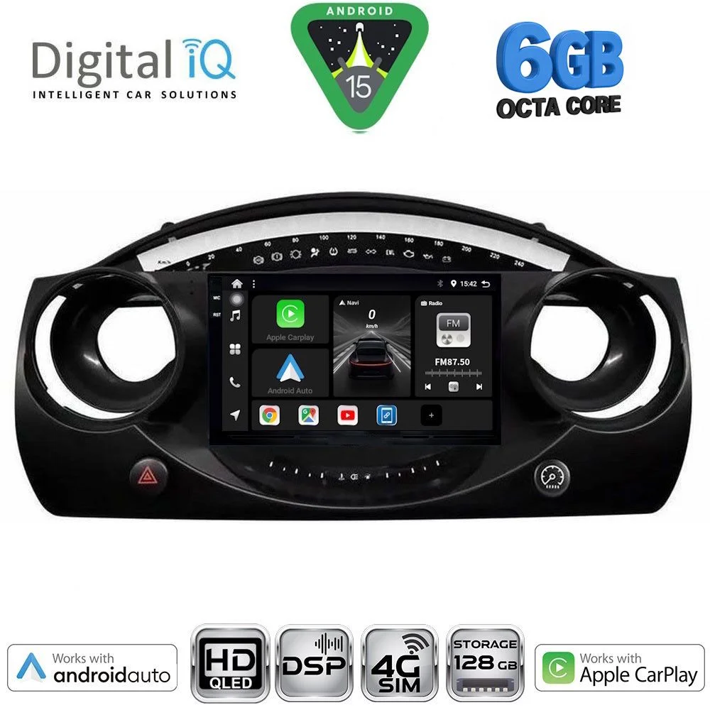 Φωτογραφία προϊόντος: DIGITAL IQ BXF 17063_CPAA (9inc) MULTIMEDIA TABLET for MINI COOPER (R50-R52-R53) mod. 2000-2006