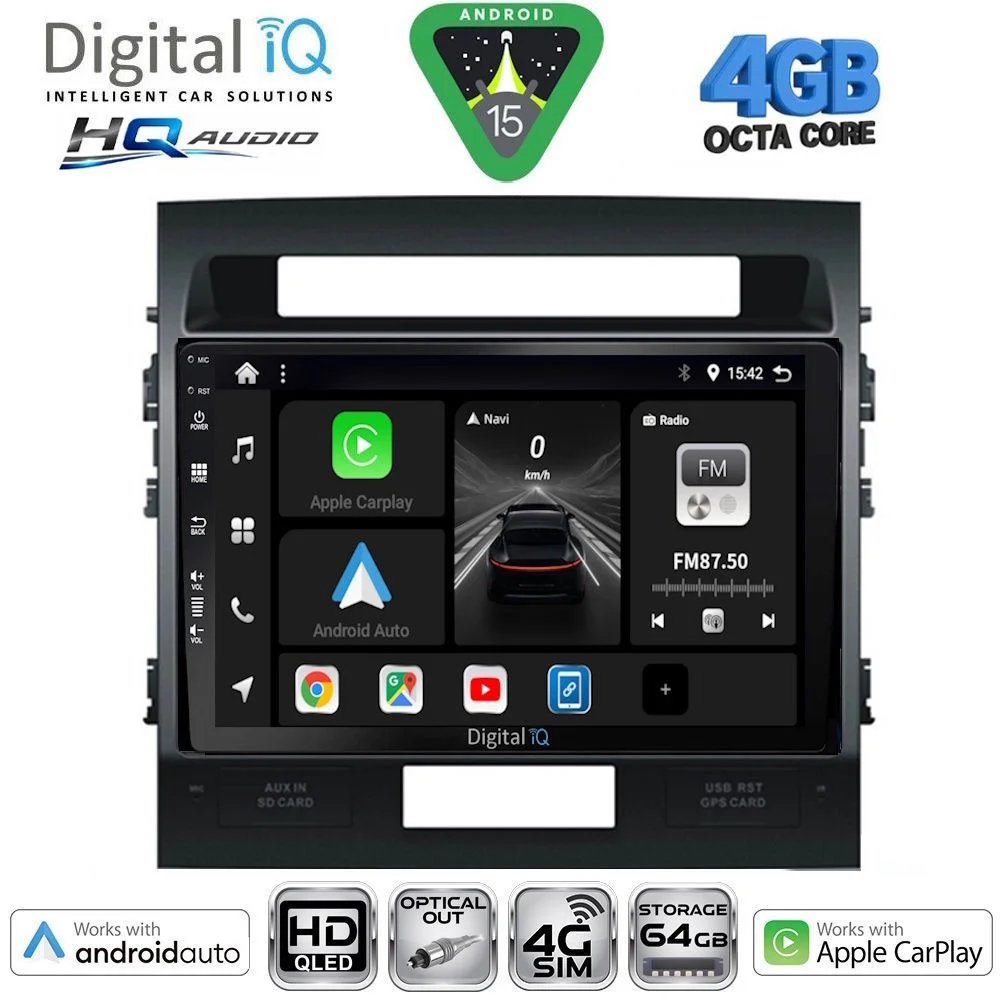 Φωτογραφία προϊόντος: DIGITAL IQ BXK 19724_CPAA (10inc) MULTIMEDIA TABLET for TOYOTA LANDCRUISER mod. 2008-2015