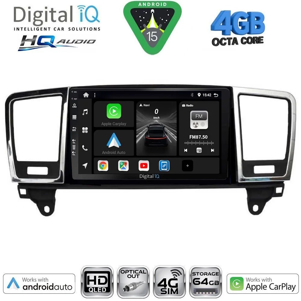 Φωτογραφία προϊόντος: DIGITAL IQ BXK 19415_CPAA (9inc) MULTIMEDIA TABLET for MERCEDES ML (W166) – GL (X166) mod. 2011-2019