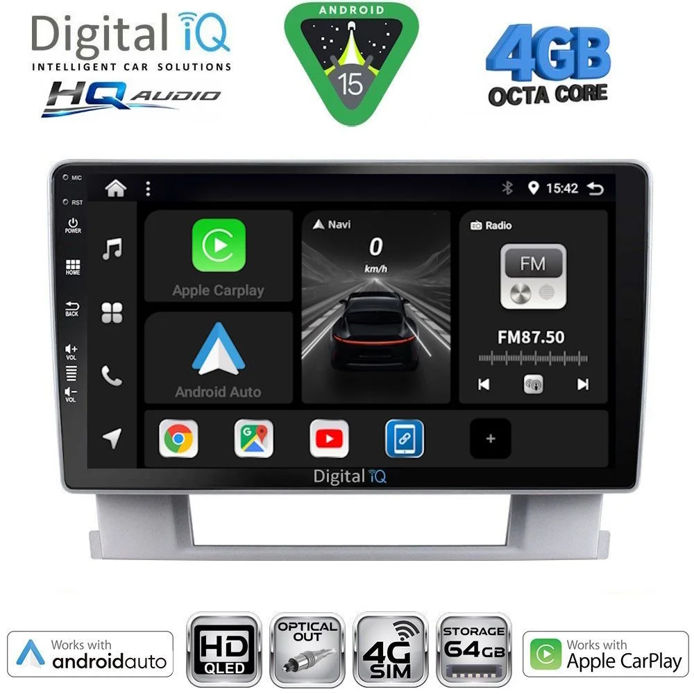 Φωτογραφία προϊόντος: DIGITAL IQ BXK 19482_CPAA (9inc) MULTIMEDIA TABLET for OPEL ASTRA J mod.2010-2016
