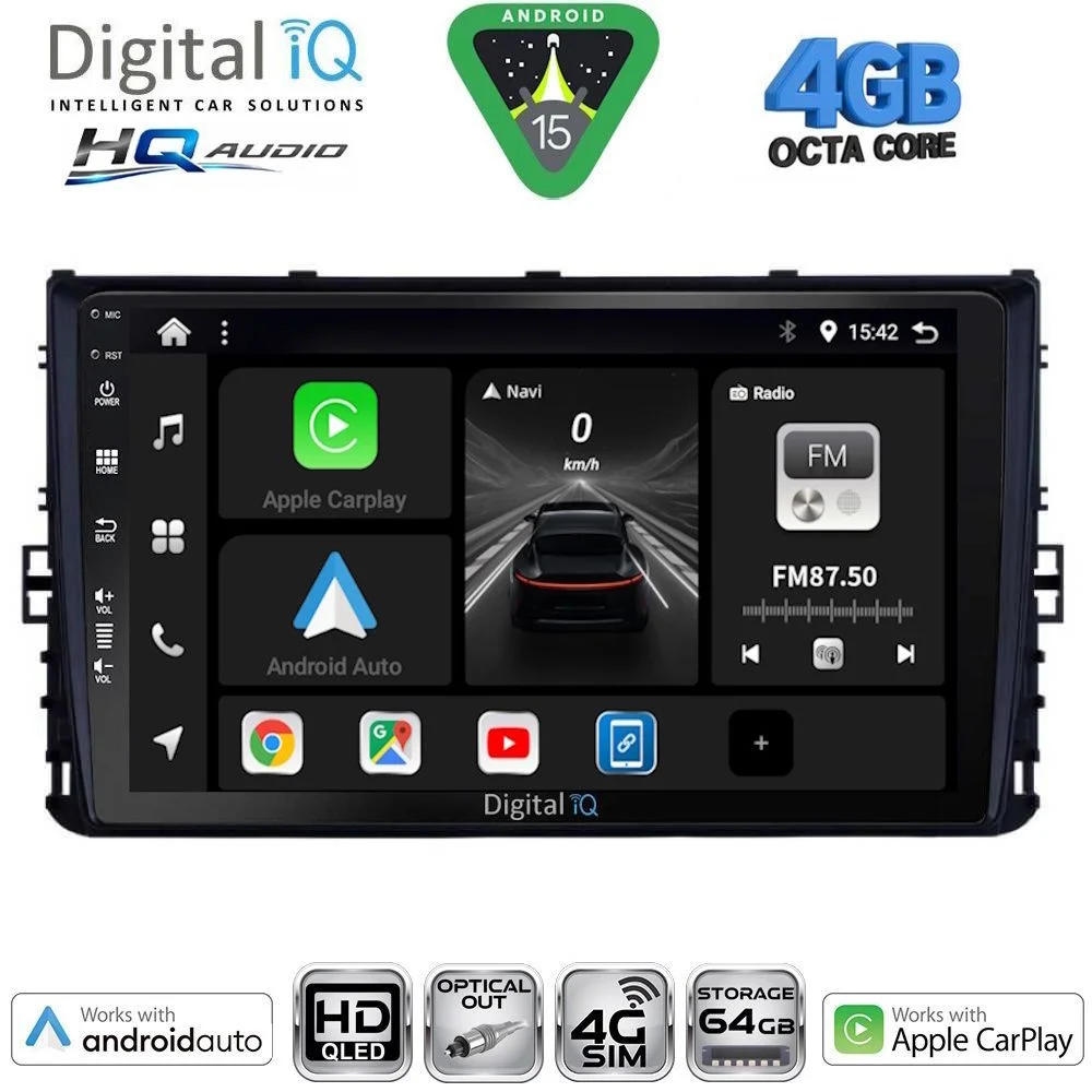 Φωτογραφία προϊόντος: DIGITAL IQ BXK 19758_CPAA (9inc) MULTIMEDIA TABLET for VW POLO – TROC – TCROSS mod. 2017-2026