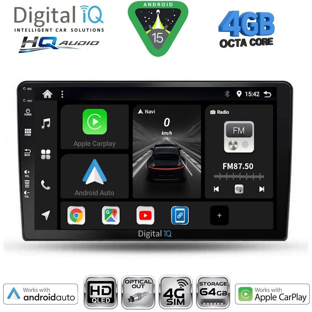 Φωτογραφία προϊόντος: DIGITAL IQ BXK 19702_CPAA (9inc) MULTIMEDIA TABLET for TOYOTA AURIS mod. 2007-2012