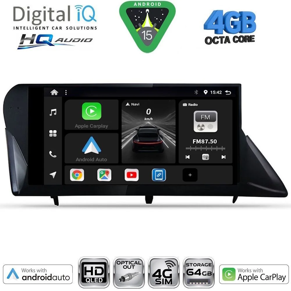 Φωτογραφία προϊόντος: DIGITAL IQ BXK 19346_CPAA (9inc) MULTIMEDIA TABLET for LEXUS RX mod. 2009-2014