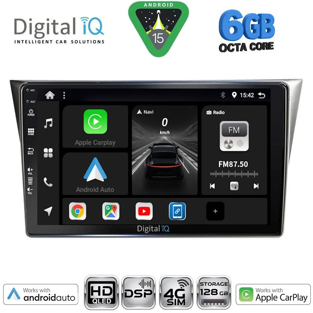 Φωτογραφία προϊόντος: DIGITAL IQ BXF 17659_CPAA (9inc) MULTIMEDIA TABLET for SUBARU IMPREZA mod. 2002-2008