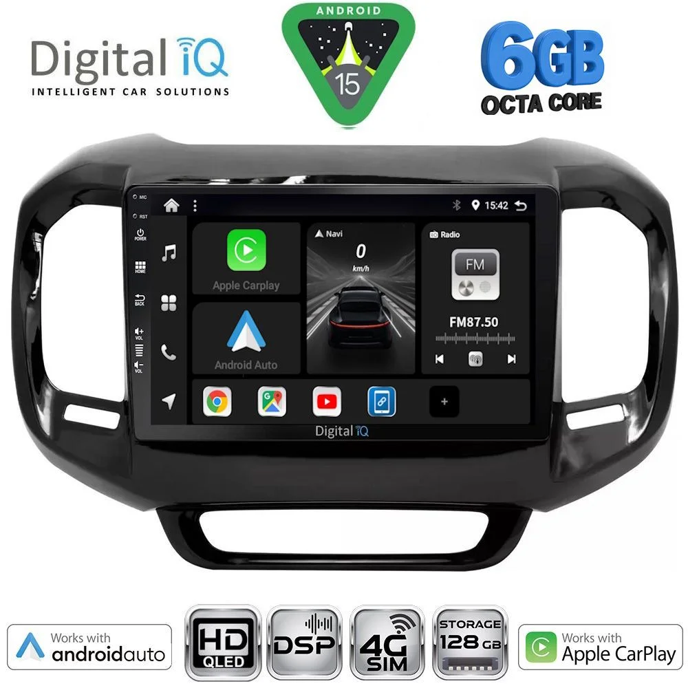Φωτογραφία προϊόντος: DIGITAL IQ BXF 17127_CPAA (9inc) MULTIMEDIA TABLET for FIAT TORO mod. 2017-2026