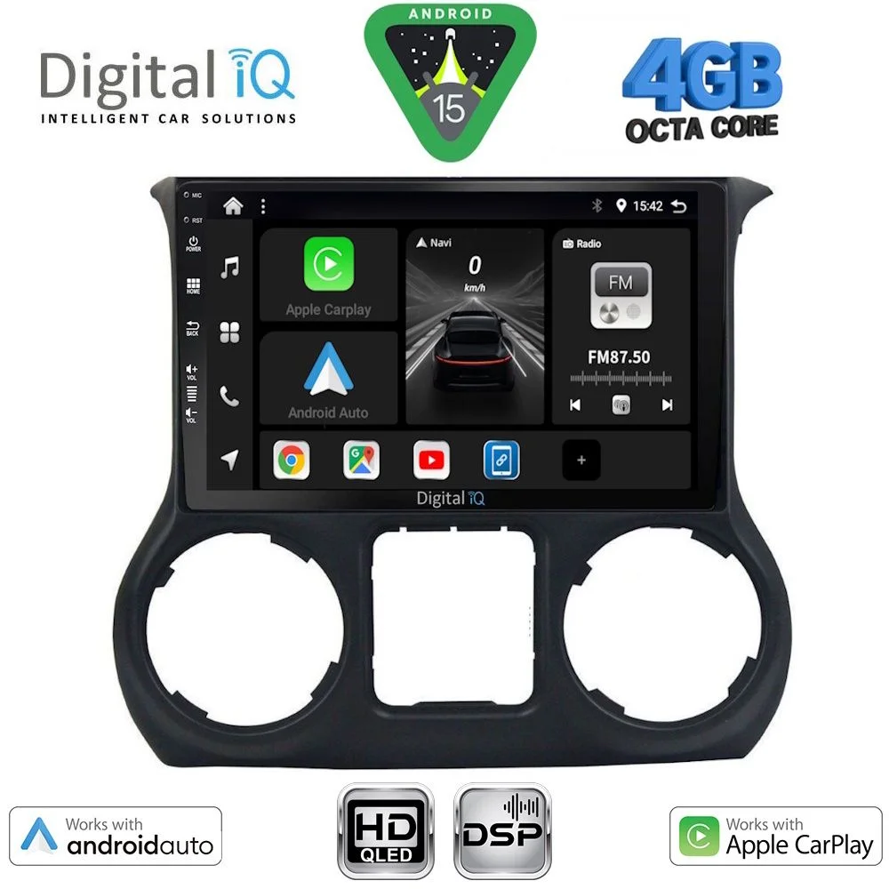 Φωτογραφία προϊόντος: DIGITAL IQ BXF 17295_CPAA (10inc) MULTIMEDIA TABLET for JEEP WRANGLER mod. 2011-2014