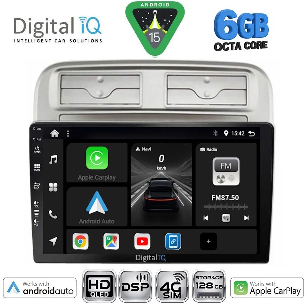 Φωτογραφία προϊόντος: DIGITAL IQ BXF 17128_CPAA (9inc) MULTIMEDIA TABLET for FIAT GRANDE PUNTO mod. 2005-2012