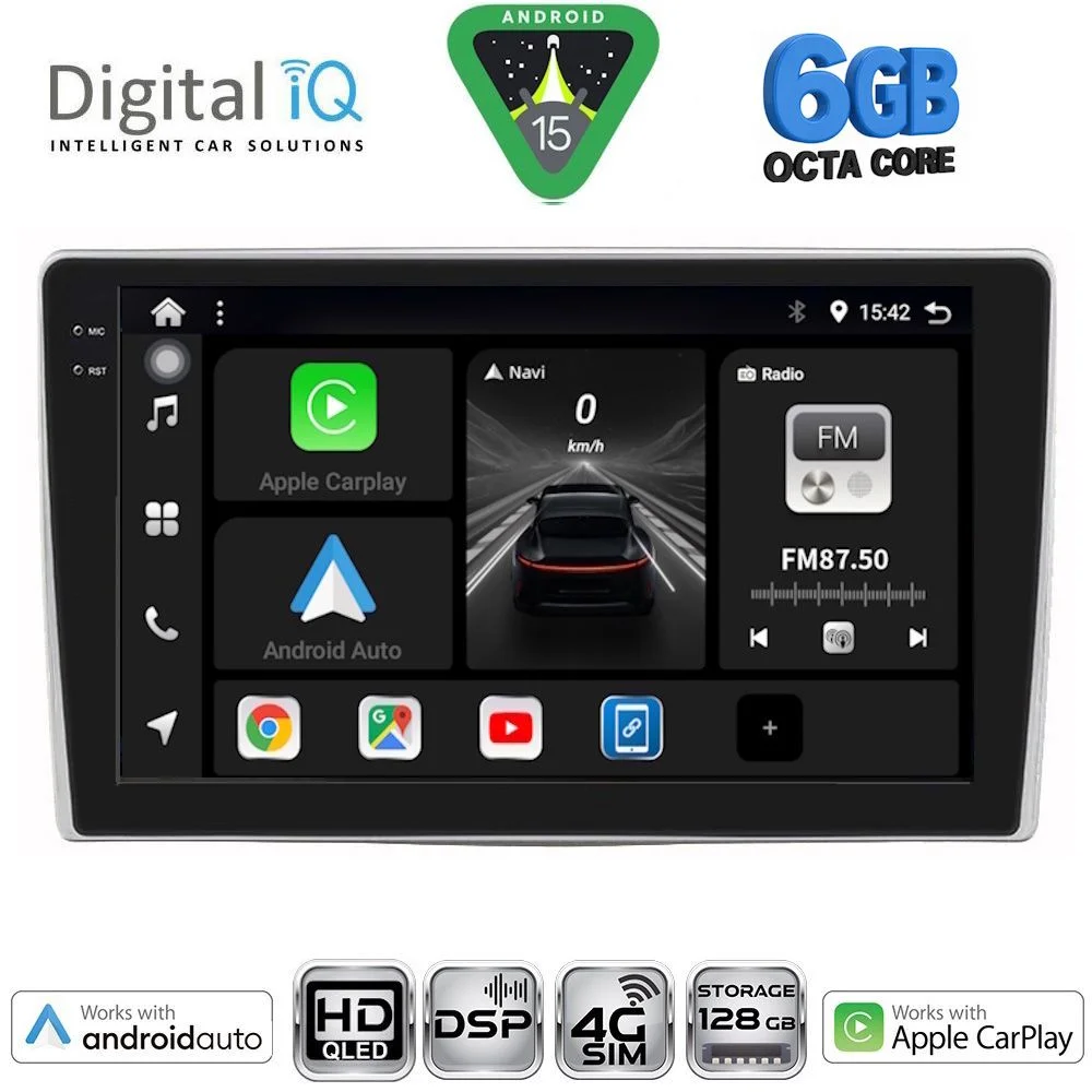 Φωτογραφία προϊόντος: DIGITAL IQ BXF 17028_CPAA (9inc) MULTIMEDIA TABLET for ALFA ROMEO MITO mod. 2008-2018