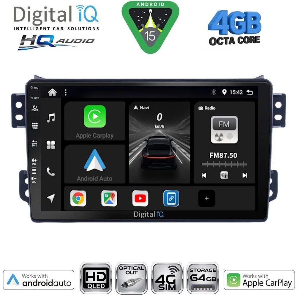 Φωτογραφία προϊόντος: DIGITAL IQ BXK 19682_CPAA (9inc) MULTIMEDIA TABLET for OPEL AGILA - SUZUKI SPLASH mod. 2008-2018