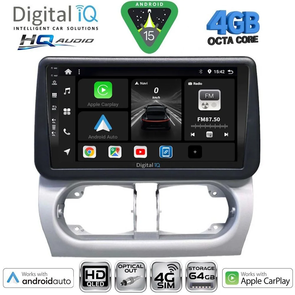 Φωτογραφία προϊόντος: DIGITAL IQ BXK 19500_CPAA (9inc) MULTIMEDIA TABLET for OPEL CORSA C mod 2000-2006 - TIGRA mod. 2004-2009