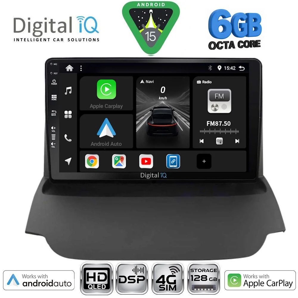 Φωτογραφία προϊόντος: DIGITAL IQ BXF 17150_CPAA (9inc) MULTIMEDIA TABLET for FORD ECOSPORT mod. 2012-2018