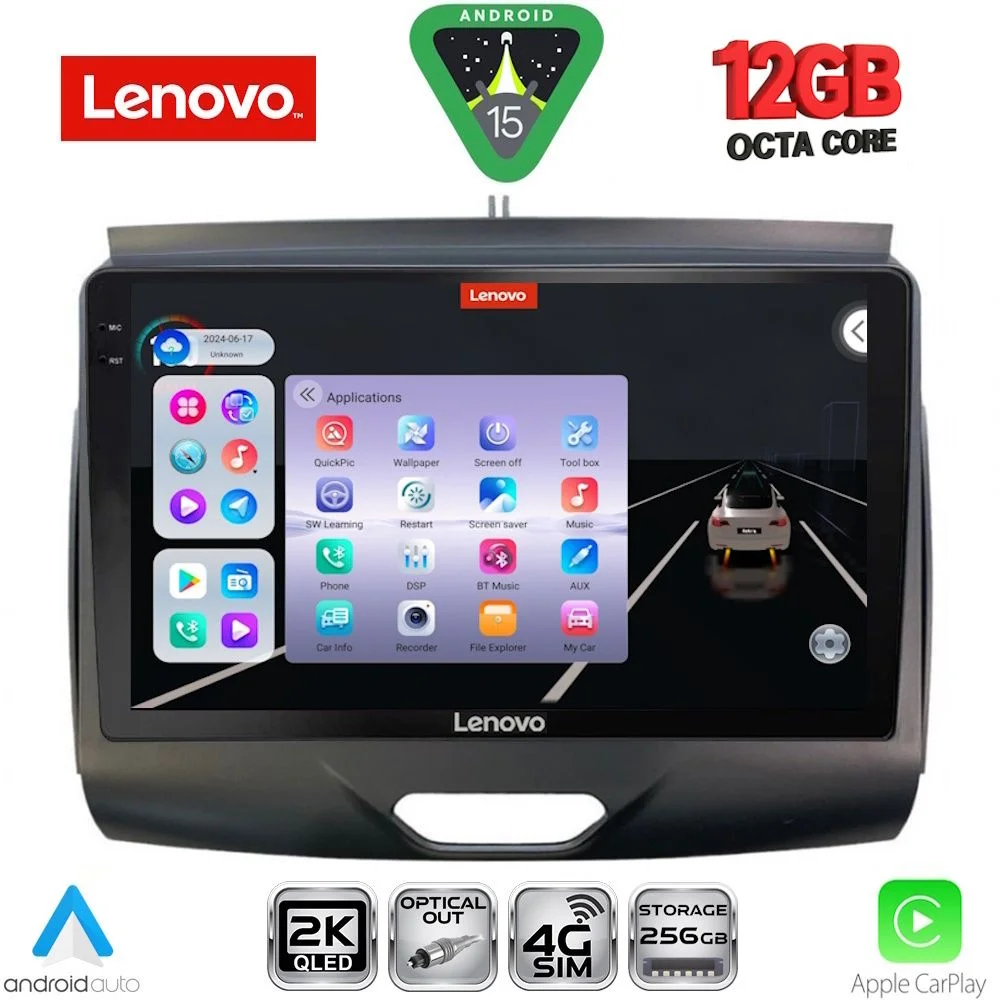 Φωτογραφία προϊόντος: LENOVO SSZ 12172B_CPA (9inc) MULTIMEDIA TABLET for FORD RANGER mod. 2015-2018
