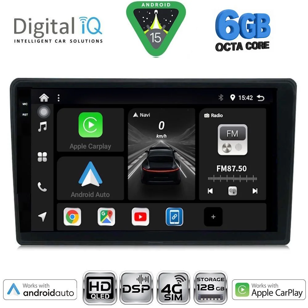 Φωτογραφία προϊόντος: DIGITAL IQ BXF 17020_CPAA (9inc) MULTIMEDIA TABLET for ALFA ROMEO 159 – SPIDER – BRERA mod. 2004-2012