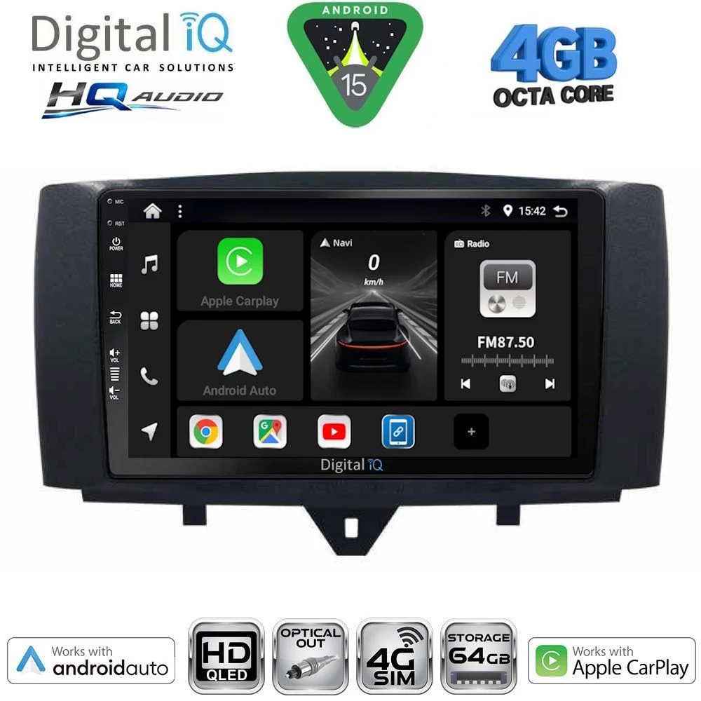 Φωτογραφία προϊόντος: DIGITAL IQ BXK 19622_CPAA (9inc) MULTIMEDIA TABLET for SMART (451) mod. 2010-2015