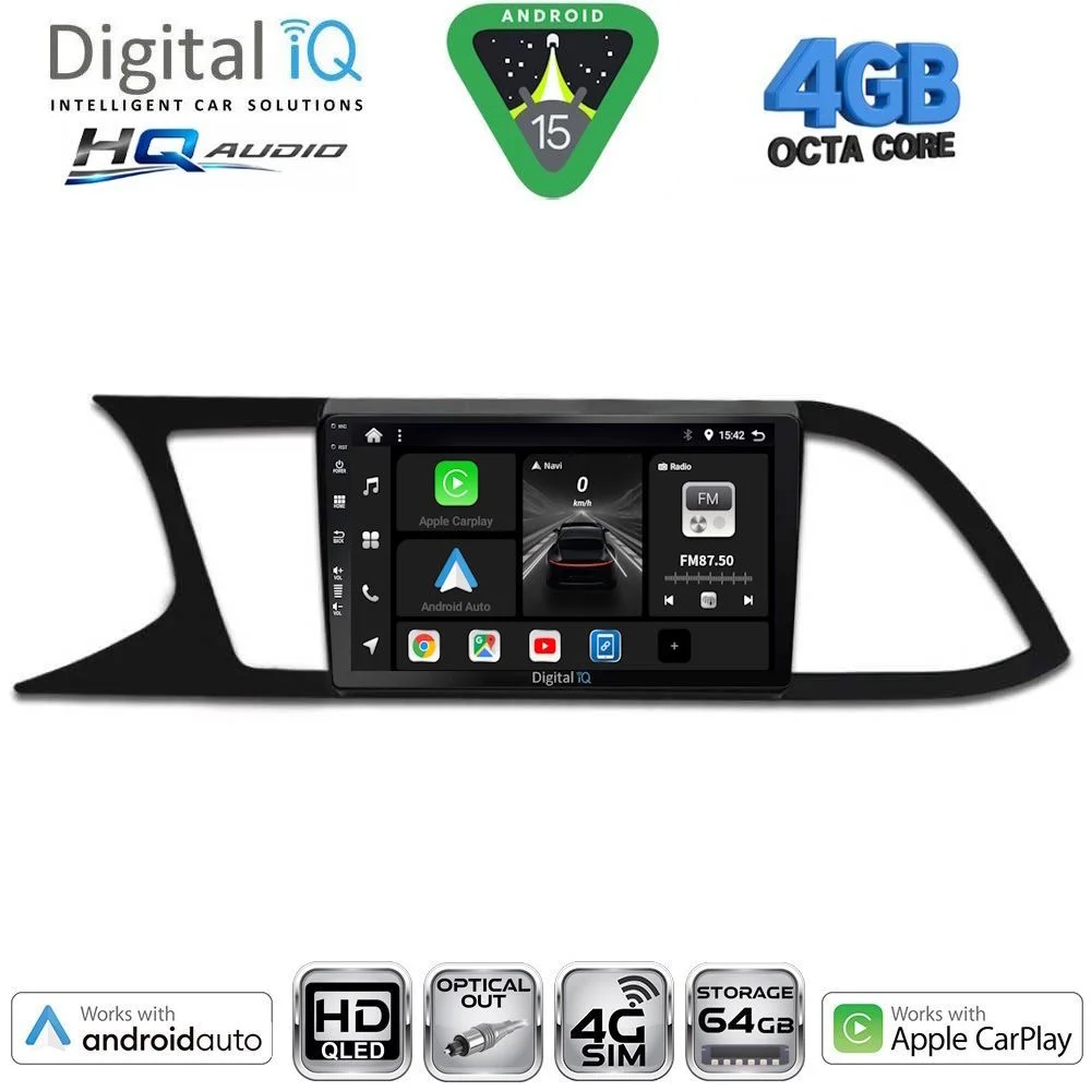 Φωτογραφία προϊόντος: DIGITAL IQ BXK 19575_CPAA (9inc) MULTIMEDIA TABLET for SEAT LEON mod. 2012-2021