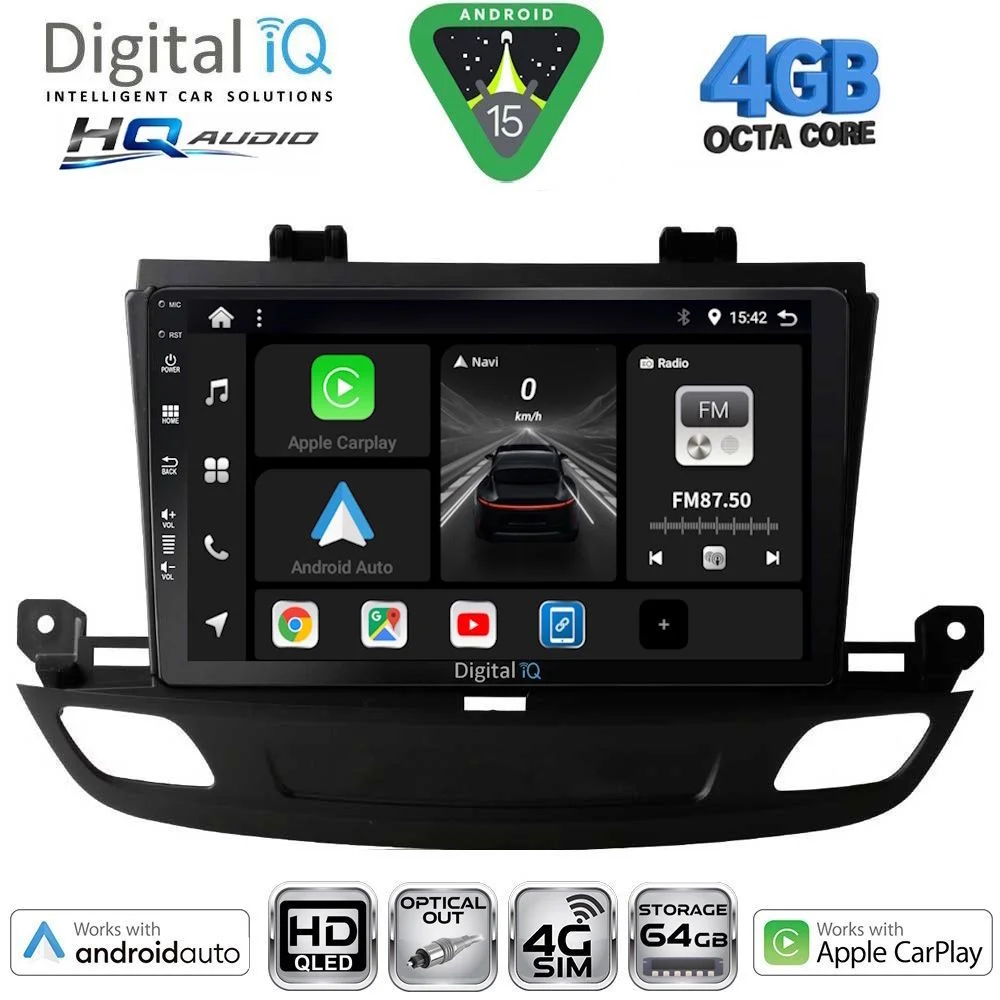 Φωτογραφία προϊόντος: DIGITAL IQ BXK 19493_CPAA (9inc) MULTIMEDIA TABLET for OPEL INSIGNIA mod. 2018-2024