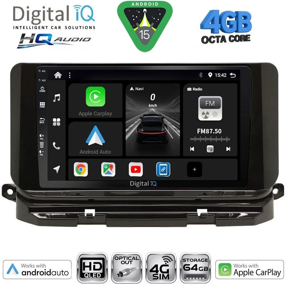 Φωτογραφία προϊόντος: DIGITAL IQ BXK 19598_CPAA (10inc) MULTIMEDIA TABLET for SKODA OCTAVIA 8 mod. 2021-2026
