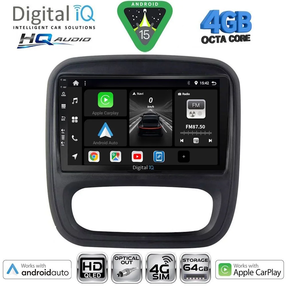 Φωτογραφία προϊόντος: DIGITAL IQ BXK 19499_CPAA (9inc) MULTIMEDIA TABLET for OPEL VIVARO – RENAULT TRAFIC – FIAT TALENDO – NISSAN NV 300 mod. 2014-2019