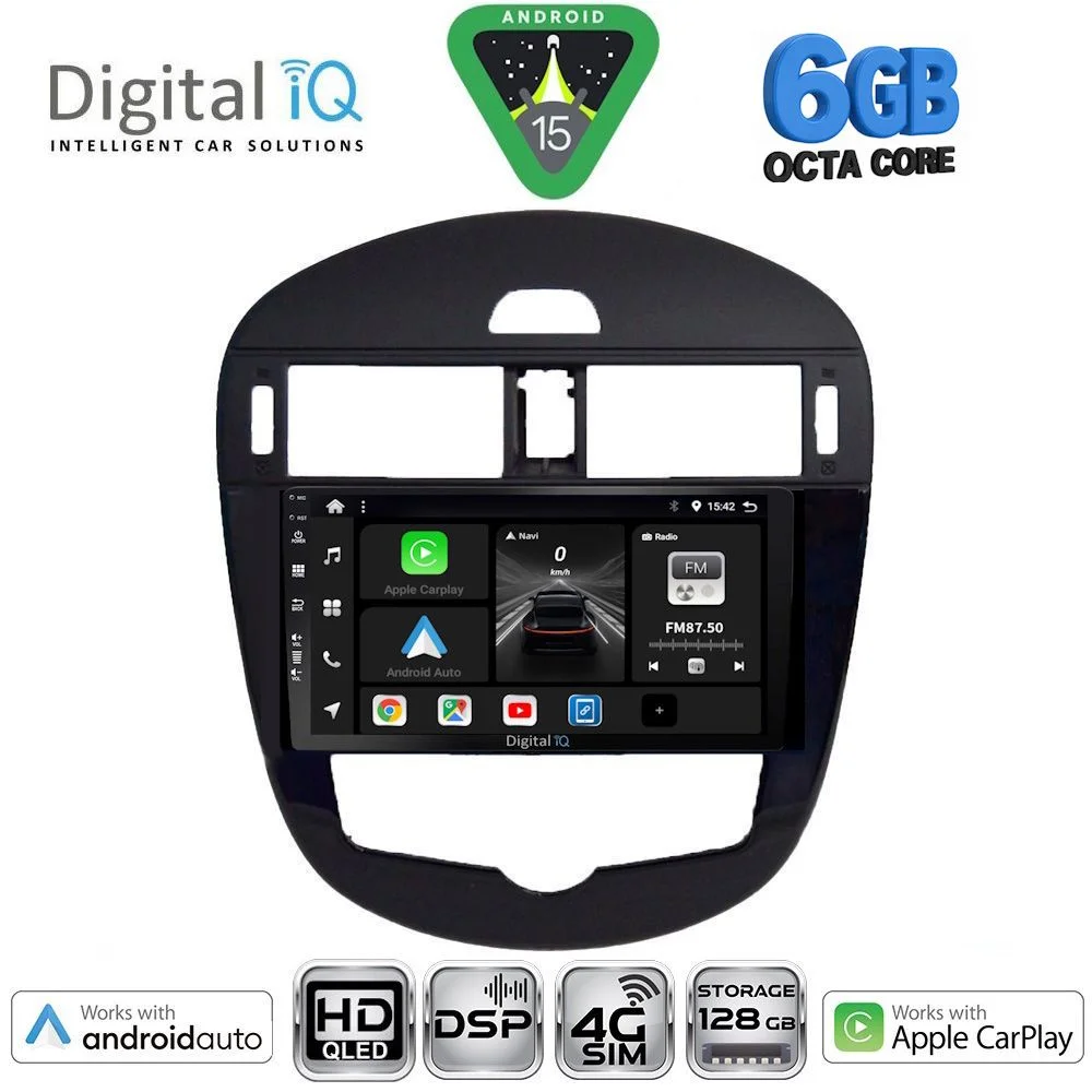 Φωτογραφία προϊόντος: DIGITAL IQ BXF 17470CL_CPAA (9inc) MULTIMEDIA TABLET for NISSAN PULSAR mod. 2014-2020 with CLIMA