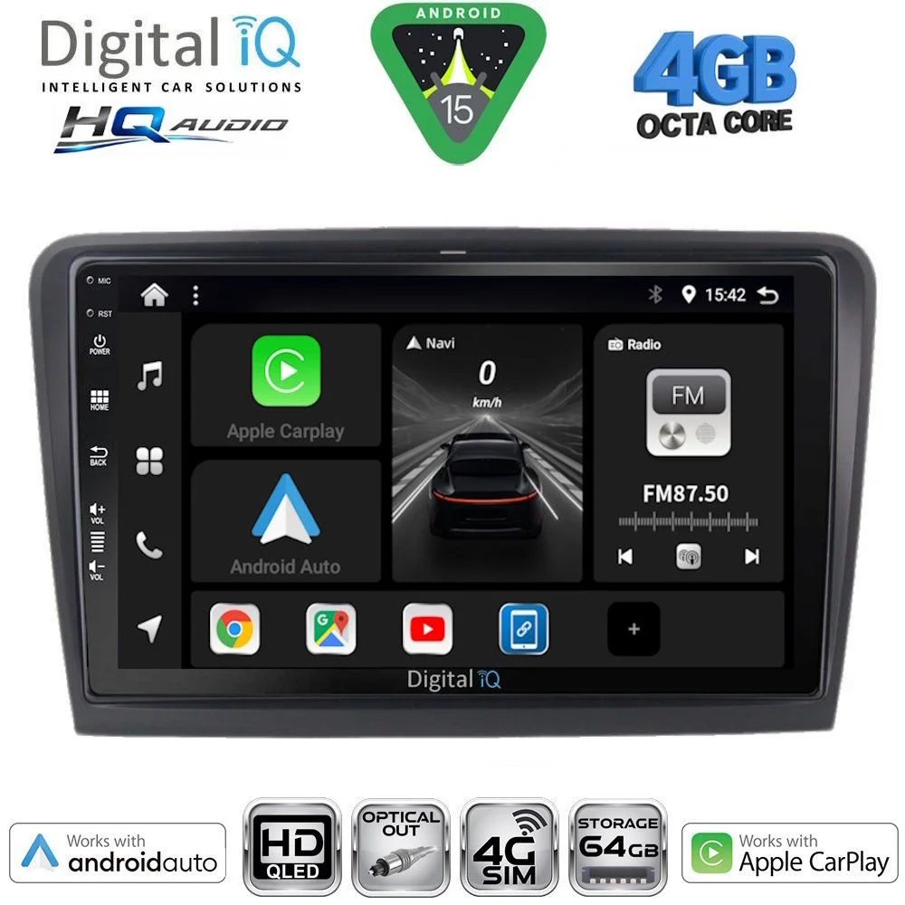 Φωτογραφία προϊόντος: DIGITAL IQ BXK 19604B_CPAA (10inc) MULTIMEDIA TABLET for SKODA SUPERB mod. 2008-2015