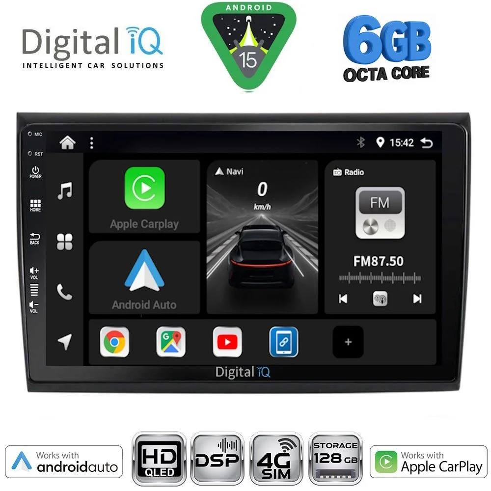 Φωτογραφία προϊόντος: DIGITAL IQ BXF 17136_CPAA (9inc) MULTIMEDIA TABLET for FIAT BRAVO mod. 2007-2019