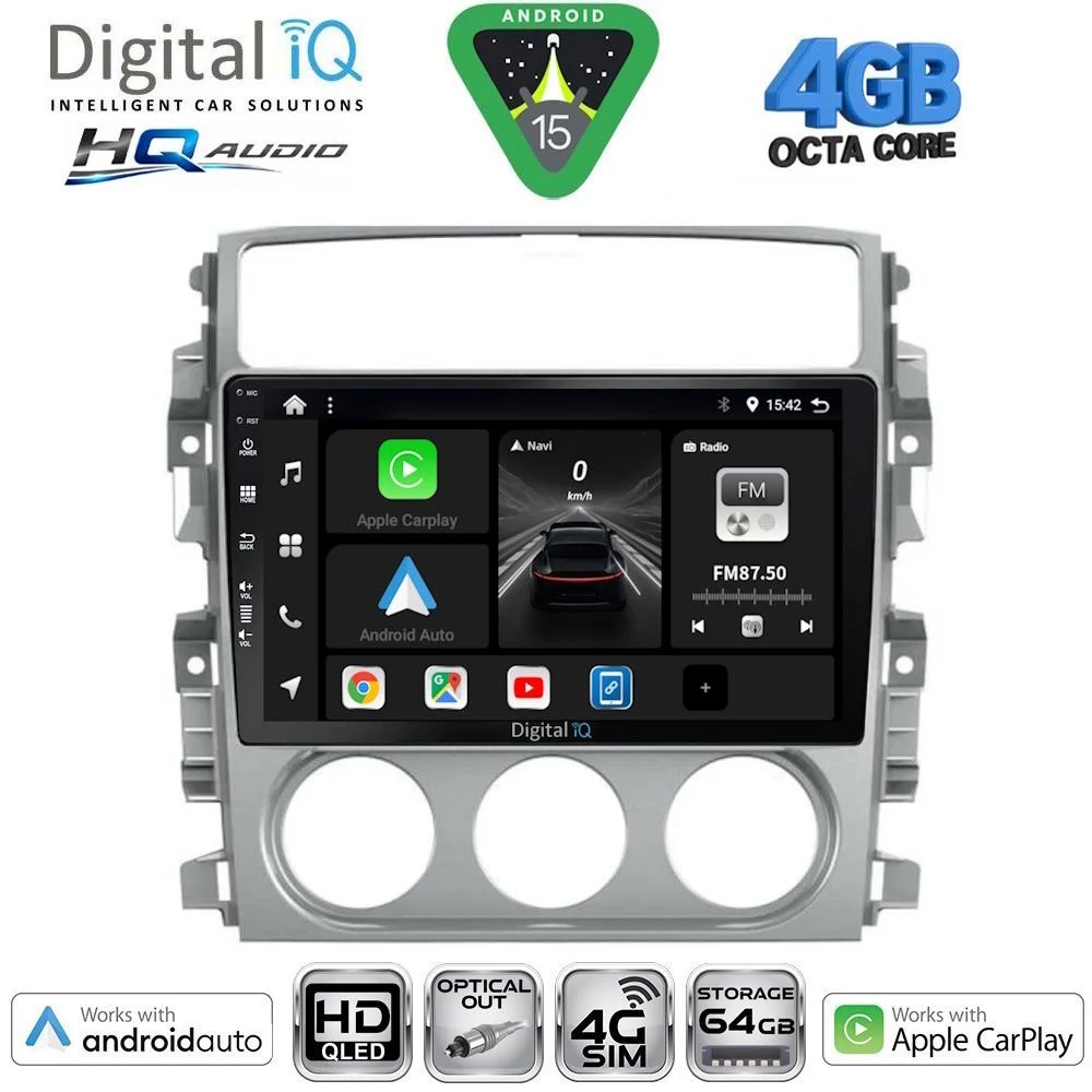 Φωτογραφία προϊόντος: DIGITAL IQ BXK 19681_CPAA (9inc) MULTIMEDIA TABLET for SUZUKI LIANA mod. 2001-2007