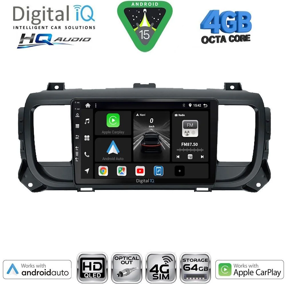 Φωτογραφία προϊόντος: DIGITAL IQ BXK 19729_CPAA (9inc) MULTIMEDIA TABLET for CITROEN JUMPY-SPACETOURER – PEUGEOT EXPERT-TRAVELLER - TOYOTA PROACE mod.2016-2026