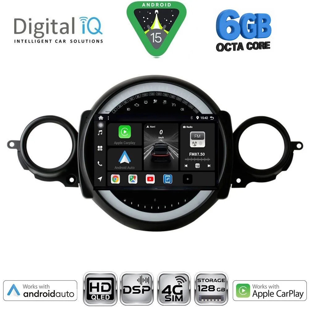 Φωτογραφία προϊόντος: DIGITAL IQ BXF 17064_CPAA (9inc) MULTIMEDIA TABLET for MINI COOPER (R56-R57) mod. 2006-2014 - CLUBMAN (R55) mod. 2007-2014