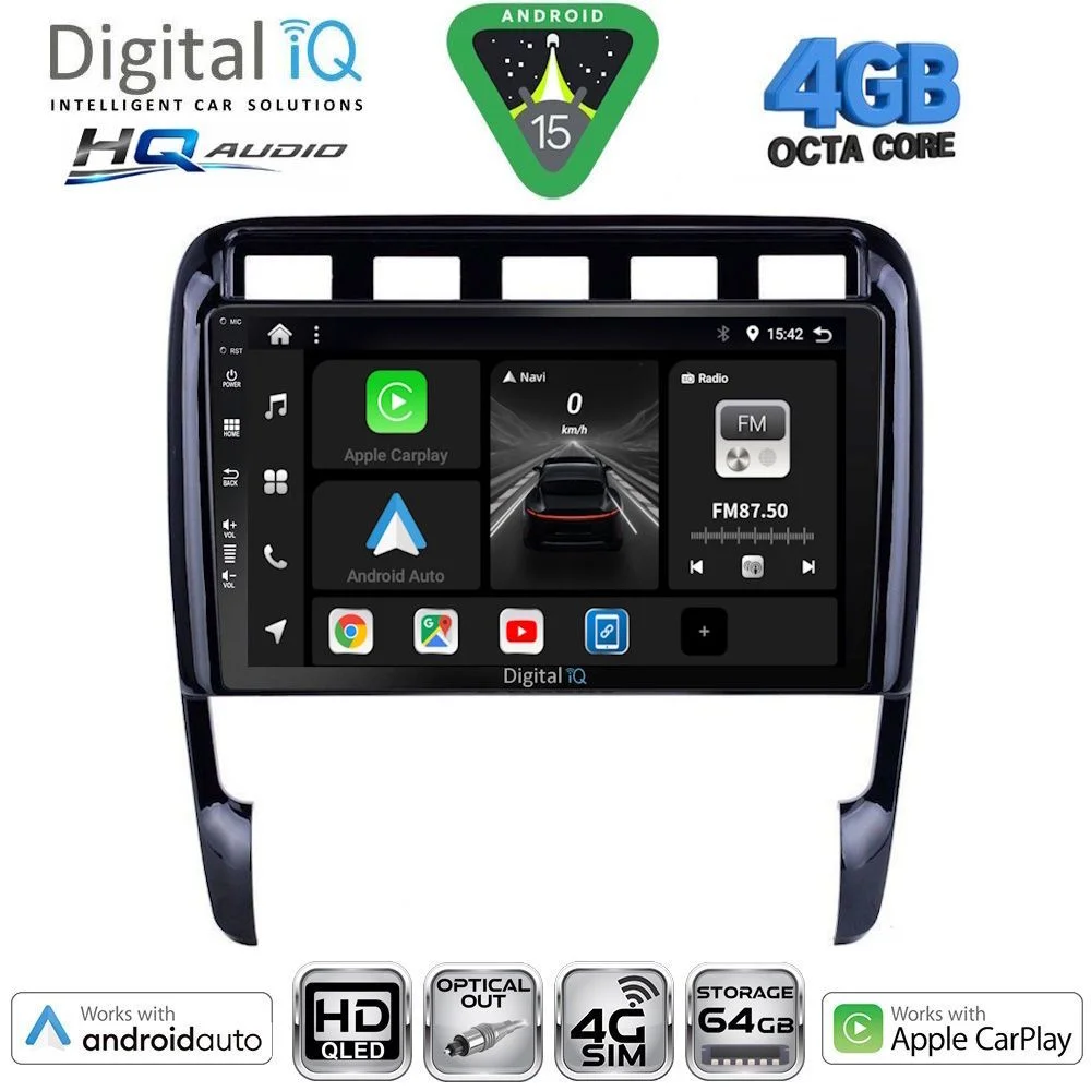 Φωτογραφία προϊόντος: DIGITAL IQ BXK 19535_CPAA (9inc) MULTIMEDIA TABLET for PORSCHE CAYENNE mod. 2002-2011