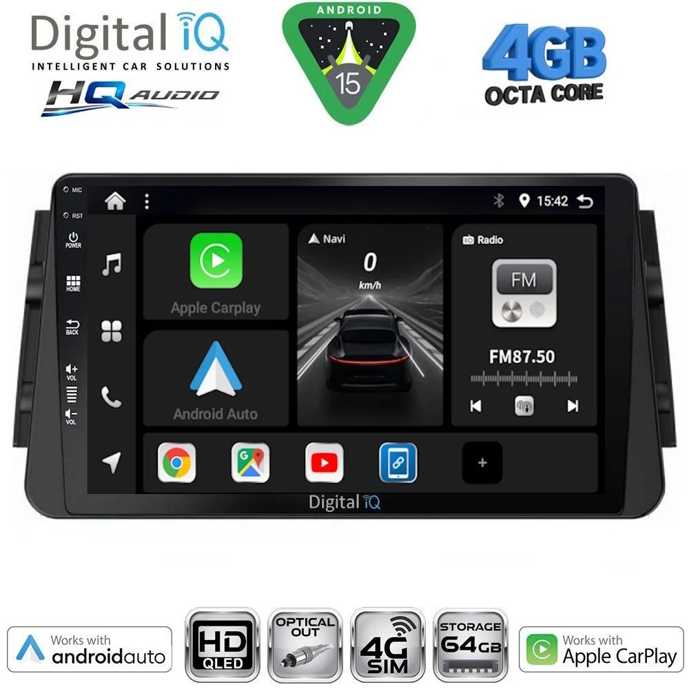 Φωτογραφία προϊόντος: DIGITAL IQ BXK 19460_CPAA (9inc) MULTIMEDIA TABLET for NISSAN MICRA mod. 2017-2025