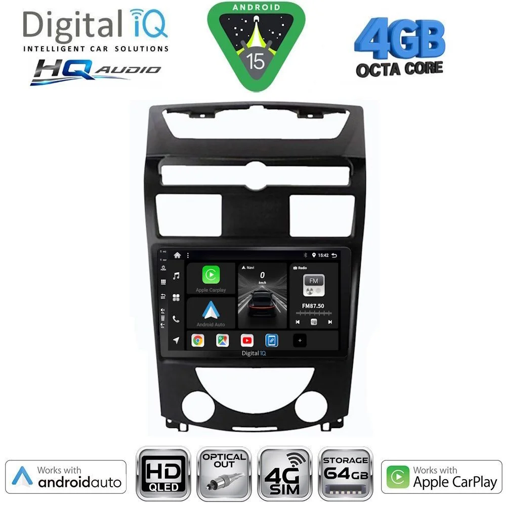 Φωτογραφία προϊόντος: DIGITAL IQ BXK 19657_CPAA (10inc) MULTIMEDIA TABLET for SSANGYONG REXTON mod. 2006-2015