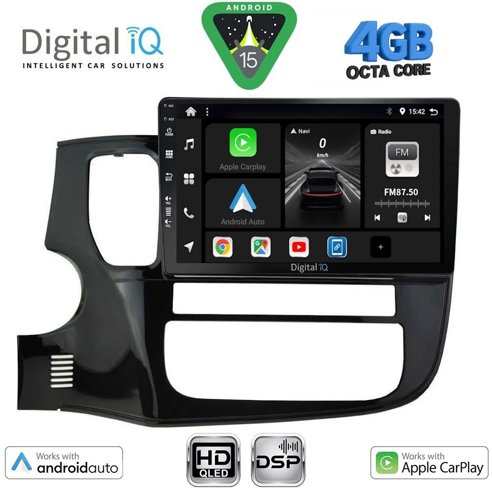 Φωτογραφία προϊόντος: DIGITAL IQ BXF 17443_CPAA (10inc) MULTIMEDIA TABLET for MITSUBISHI OUTLANDER mod. 2013-2020