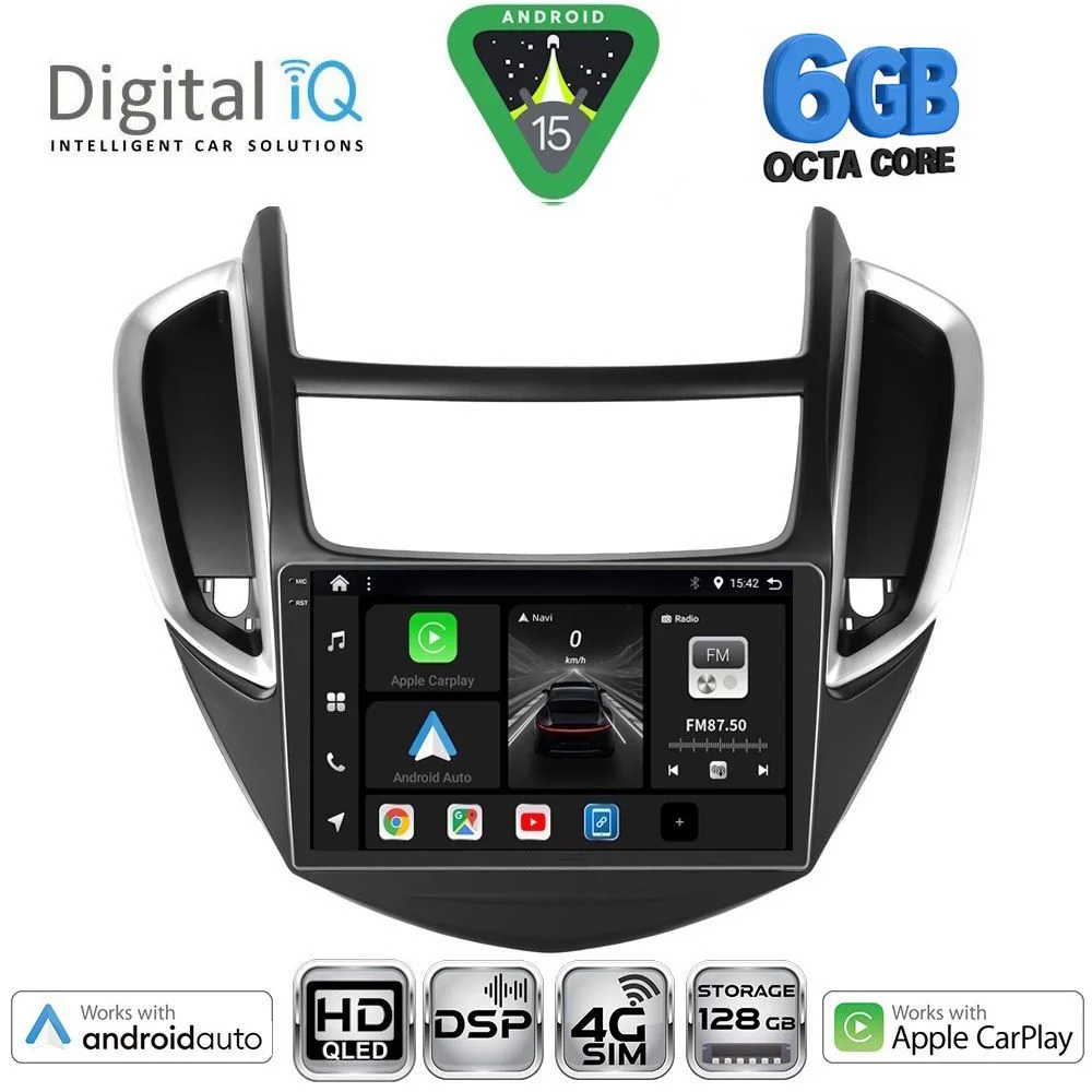 Φωτογραφία προϊόντος: DIGITAL IQ BXF 17080_CPAA (9inc) MULTIMEDIA TABLET for CHEVROLET TRAX mod. 2014-2022
