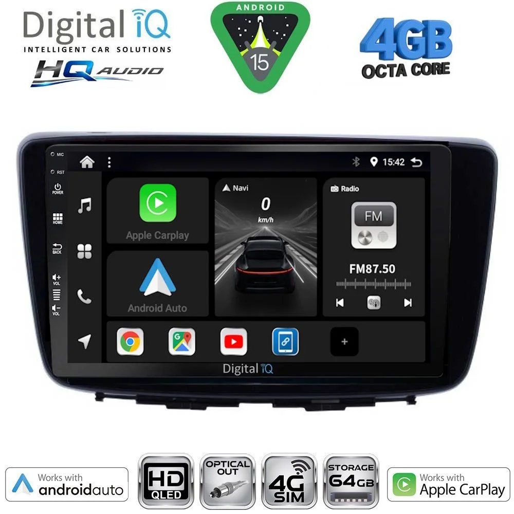Φωτογραφία προϊόντος: DIGITAL IQ BXK 19672_CPAA (9inc) MULTIMEDIA TABLET for SUZUKI BALENO mod. 2016-2022