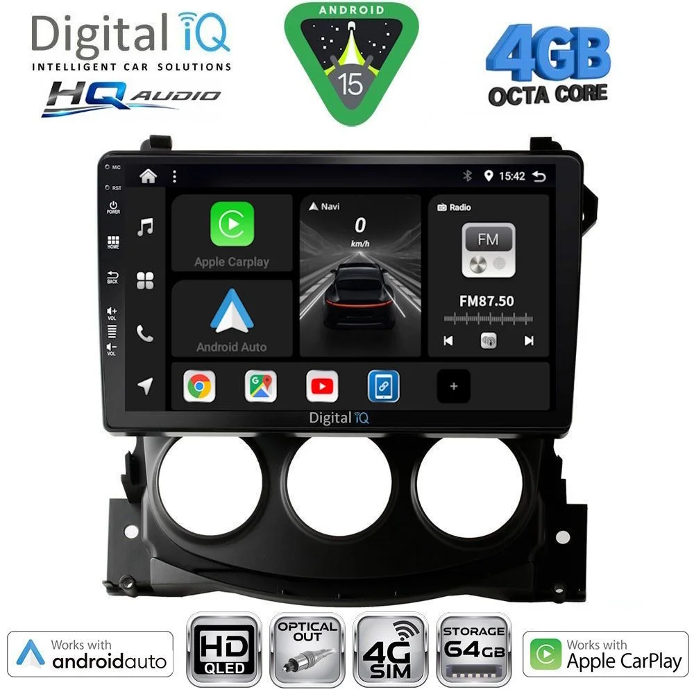 Φωτογραφία προϊόντος: DIGITAL IQ BXK 19479_CPAA (9inc) MULTIMEDIA TABLET for NISSAN 370Z mod. 2009-2012
