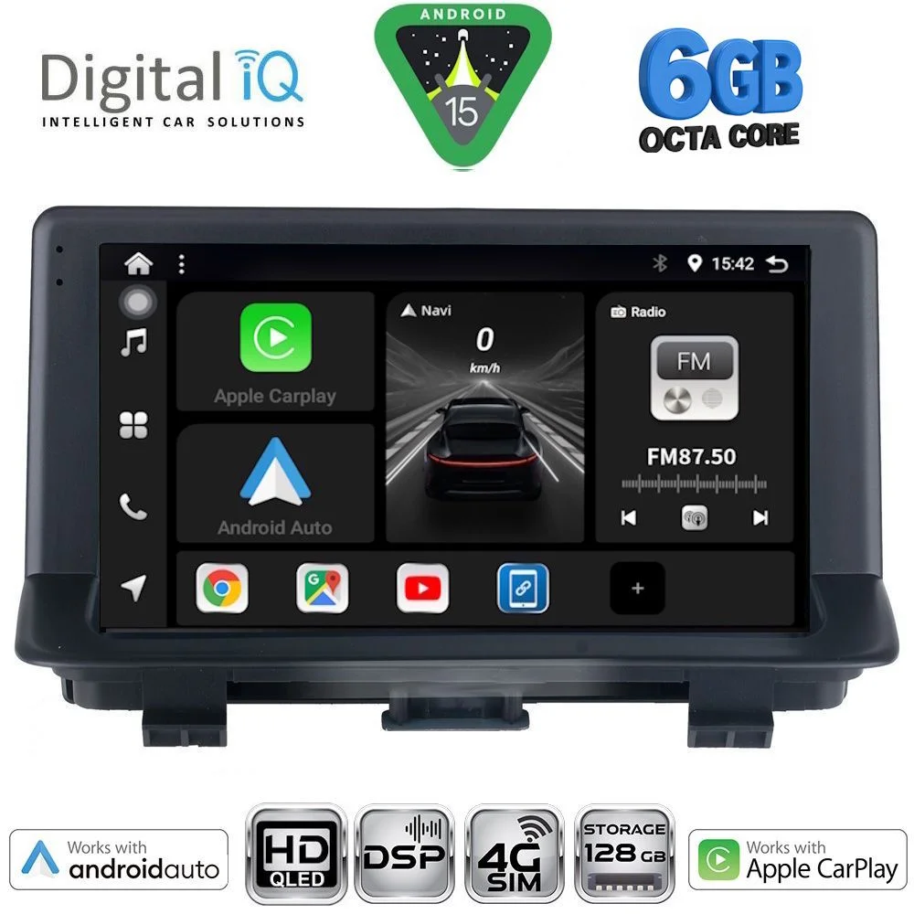 Φωτογραφία προϊόντος: DIGITAL IQ BXF 17012_CPAA (9inc) MULTIMEDIA TABLET for AUDI Q3 mod. 2012-2018 (High Version)