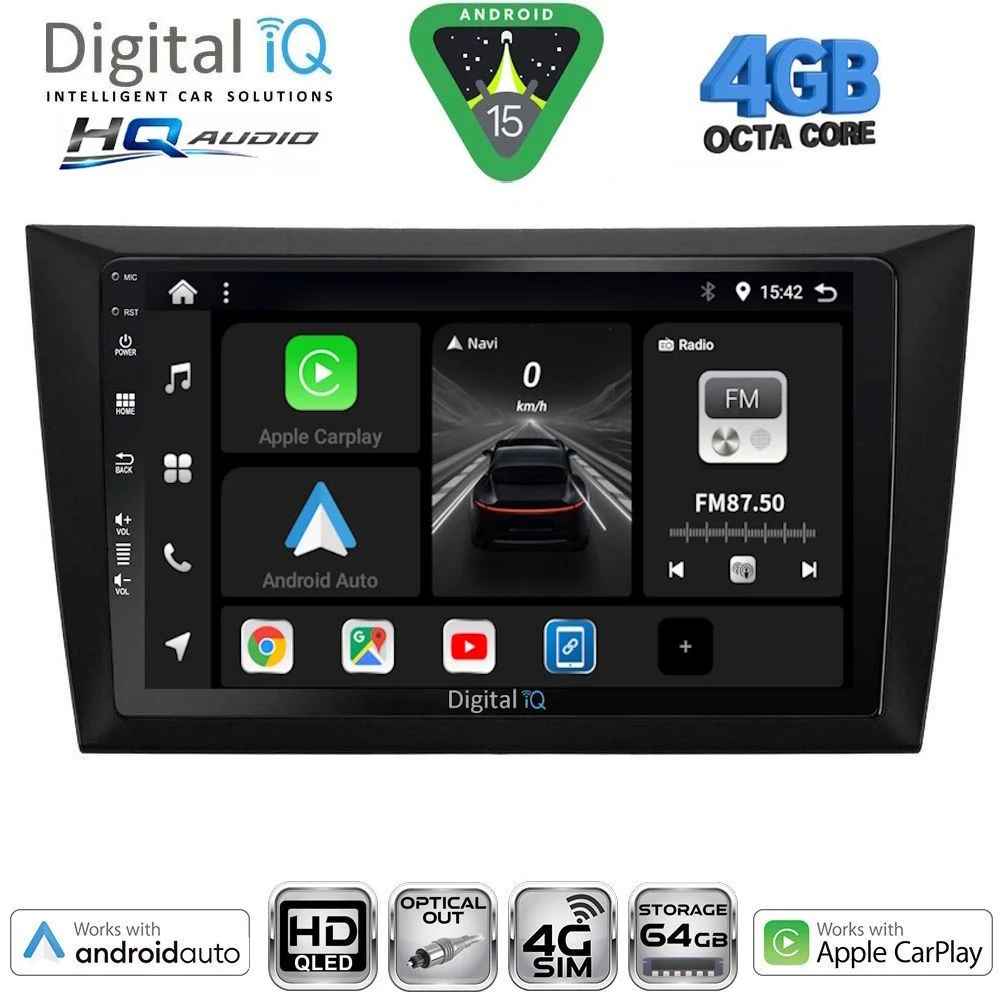 Φωτογραφία προϊόντος: DIGITAL IQ BXK 19746_CPAA (9inc) MULTIMEDIA TABLET for GOLF 6 mod. 2009-2012
