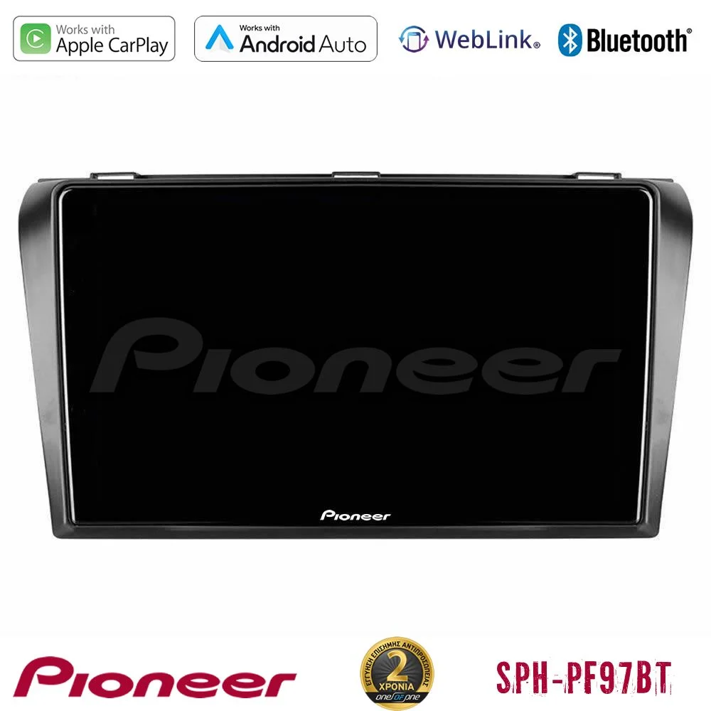 Φωτογραφία προϊόντος: Pioneer SPH-PF97BT Series Mazda 3 2004-2009 Multimedia Station 9 (Tablet Style) Με Carplay & Android Auto