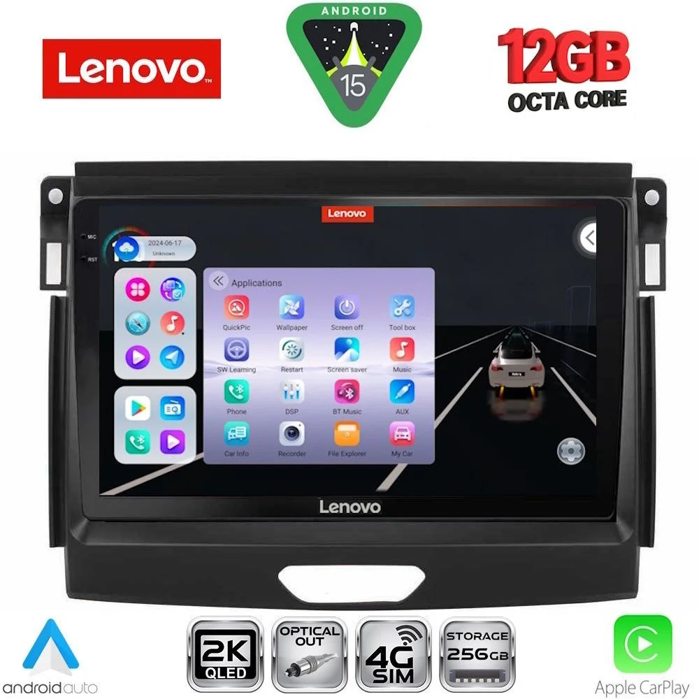 Φωτογραφία προϊόντος: LENOVO SSZ 12172A_CPA (9inc) MULTIMEDIA TABLET for FORD RANGER mod. 2015-2018