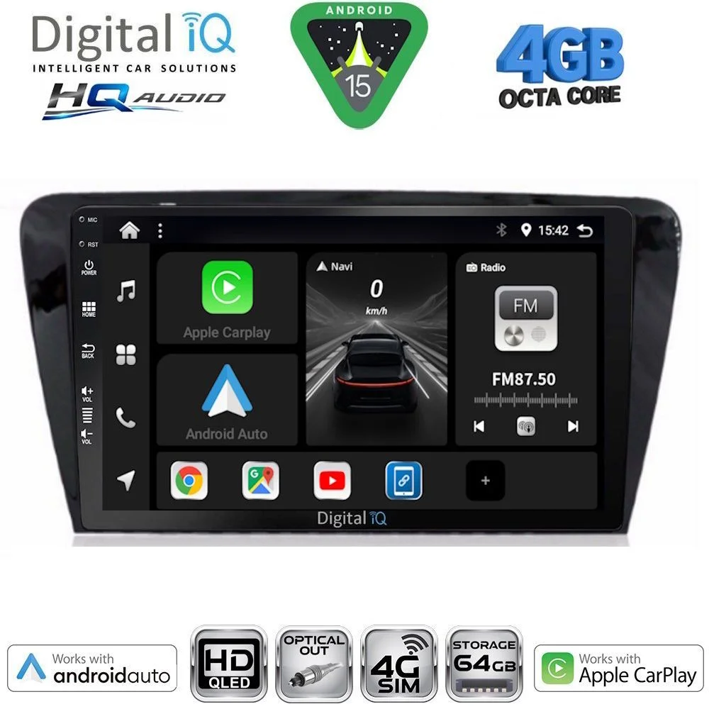 Φωτογραφία προϊόντος: DIGITAL IQ BXK 19597_CPAA (10inc) MULTIMEDIA TABLET for SKODA OCTAVIA 7 mod. 2013-2021