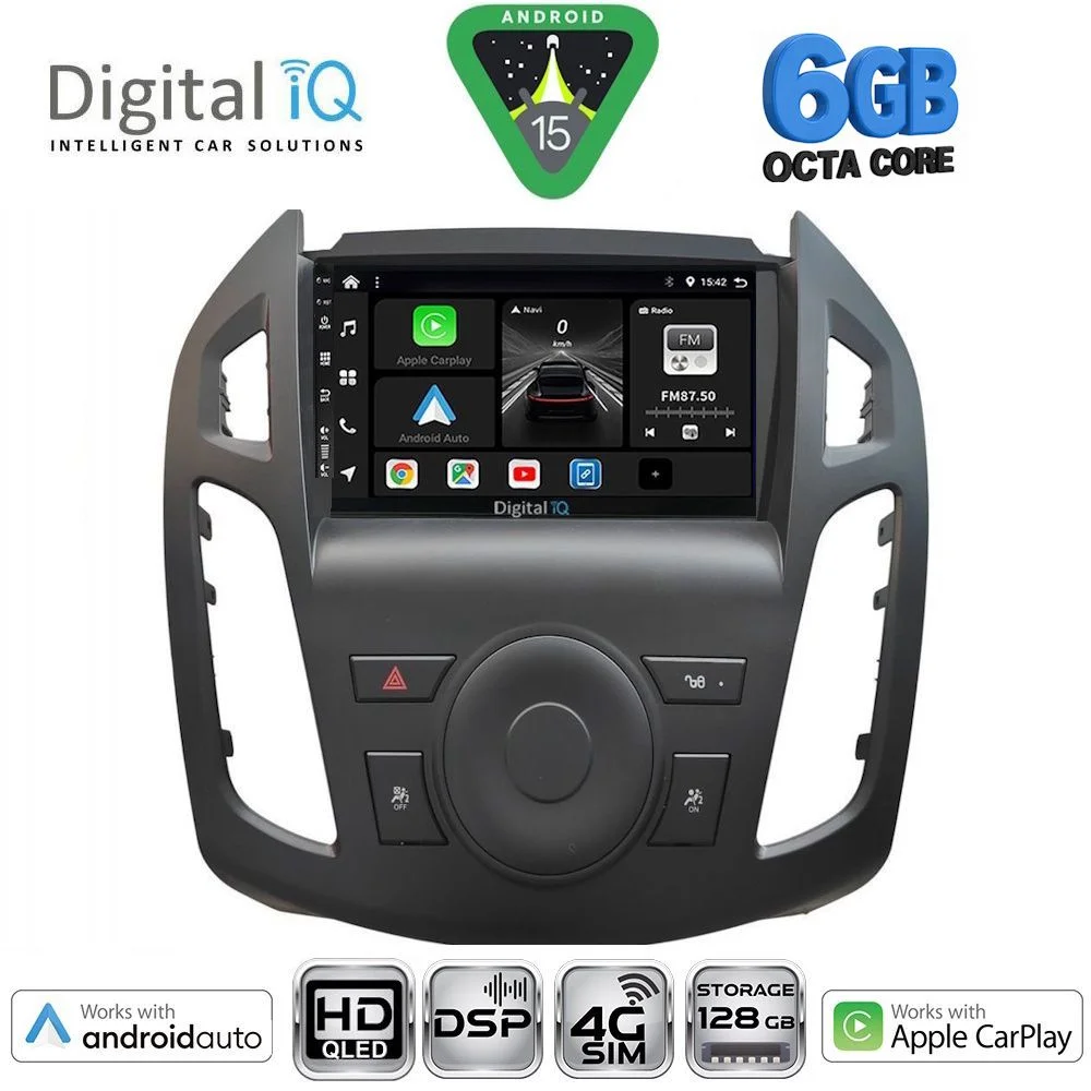 Φωτογραφία προϊόντος: DIGITAL IQ BXF 17176_CPAA (9inc) MULTIMEDIA TABLET for FORD TRANSIT CONNECT mod. 2013-2018
